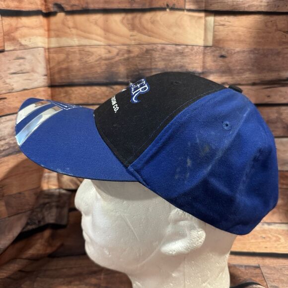 Mercer Transportation Hat Cap Adjustable H & L Strap Blue Black  Silver Logo - Picture 4 of 10